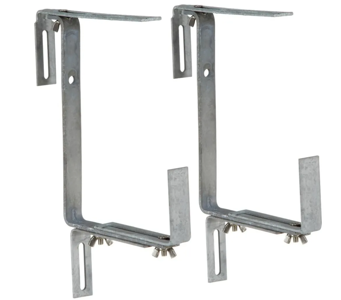 Metall-Blumenkastenhalter für den Balkon, 2 Stück