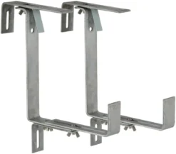 Metall-Blumenkastenhalter Profi für den Balkon, 2 Stück