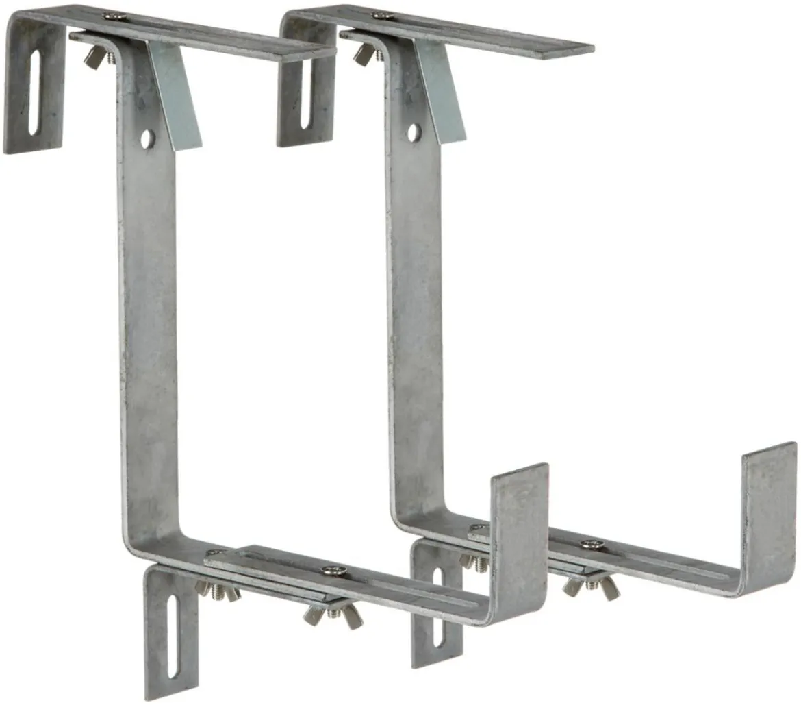 Metall-Blumenkastenhalter Profi für den Balkon, 2 Stück