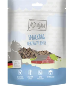 MjAMjAM® Katzensnack Snackbag herzhafte Ente, Adult, 125 g