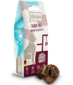 MjAMjAM® Katzensnack Snackbox herzhaftes Wildfilet, Adult, 35 g