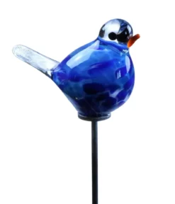 MP Glaszauber Glas-Vogel Spatz mit Stab