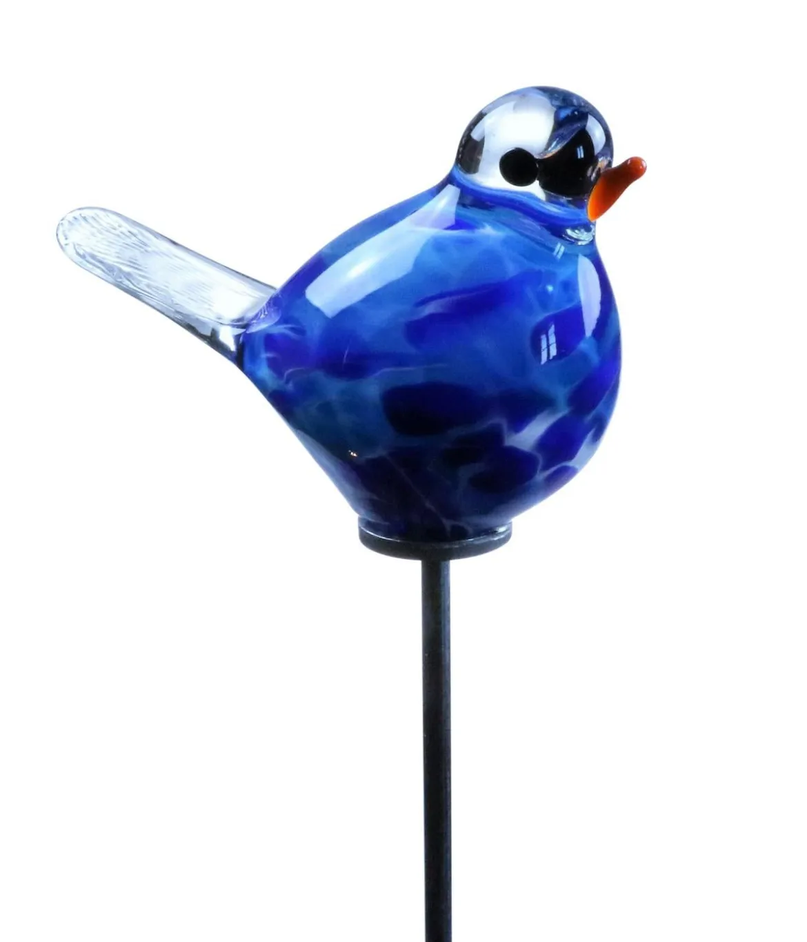 MP Glaszauber Glas-Vogel Spatz mit Stab