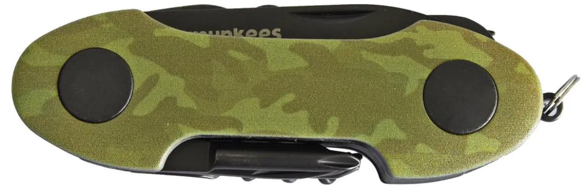 munkees® Edelstahl-Taschenmesser Camou, ca. B9,5/H2,3/T3,1 cm
