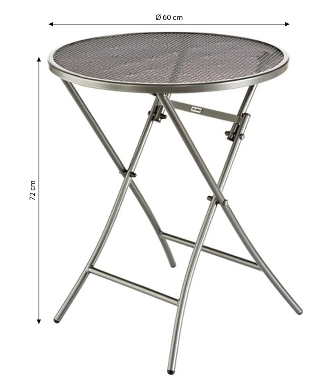 MWH Klapptisch Cafe Latte, ca. Ø60/H72 cm