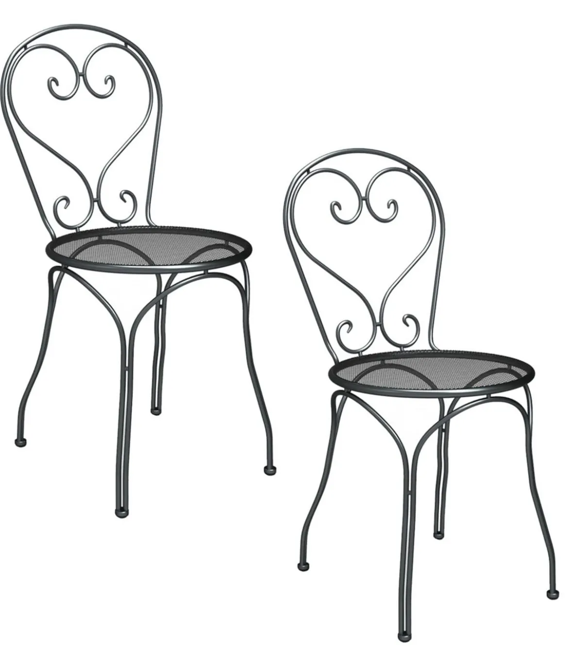 MWH Stapelsessel-Set Caffeo, 2-teilig, ca. B40/H85,5/T cm