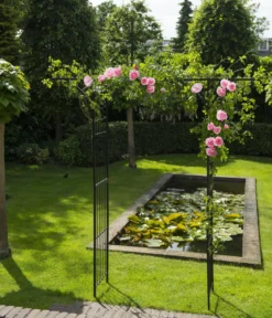 Nature Metall Rosenbogen, ca. B114/H232/T66 cm