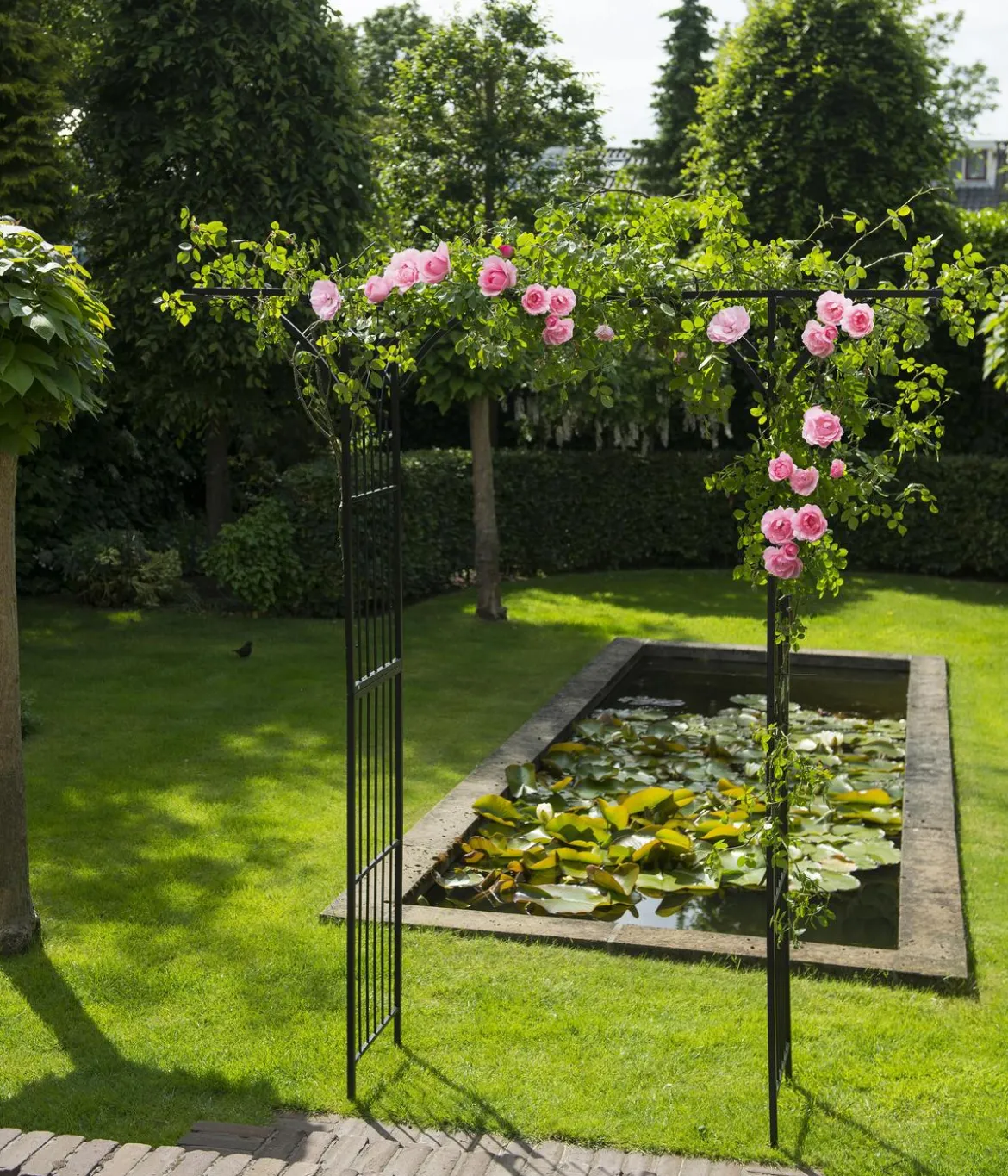 Nature Metall Rosenbogen, ca. B114/H232/T66 cm