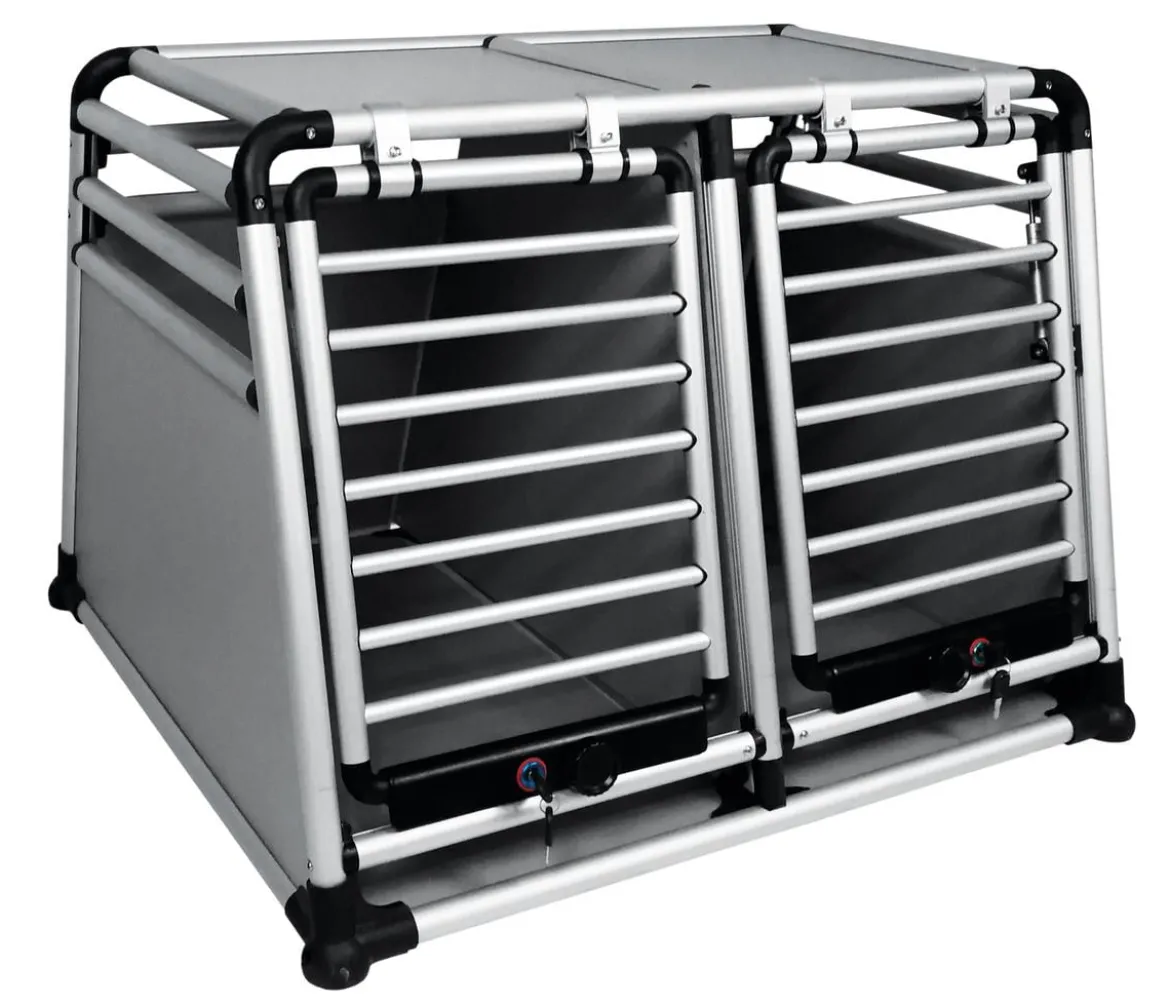 Nobby Hundetransportbox Round Corner Doppelbox, ca. B96,5/H68,6/T83,5 cm
