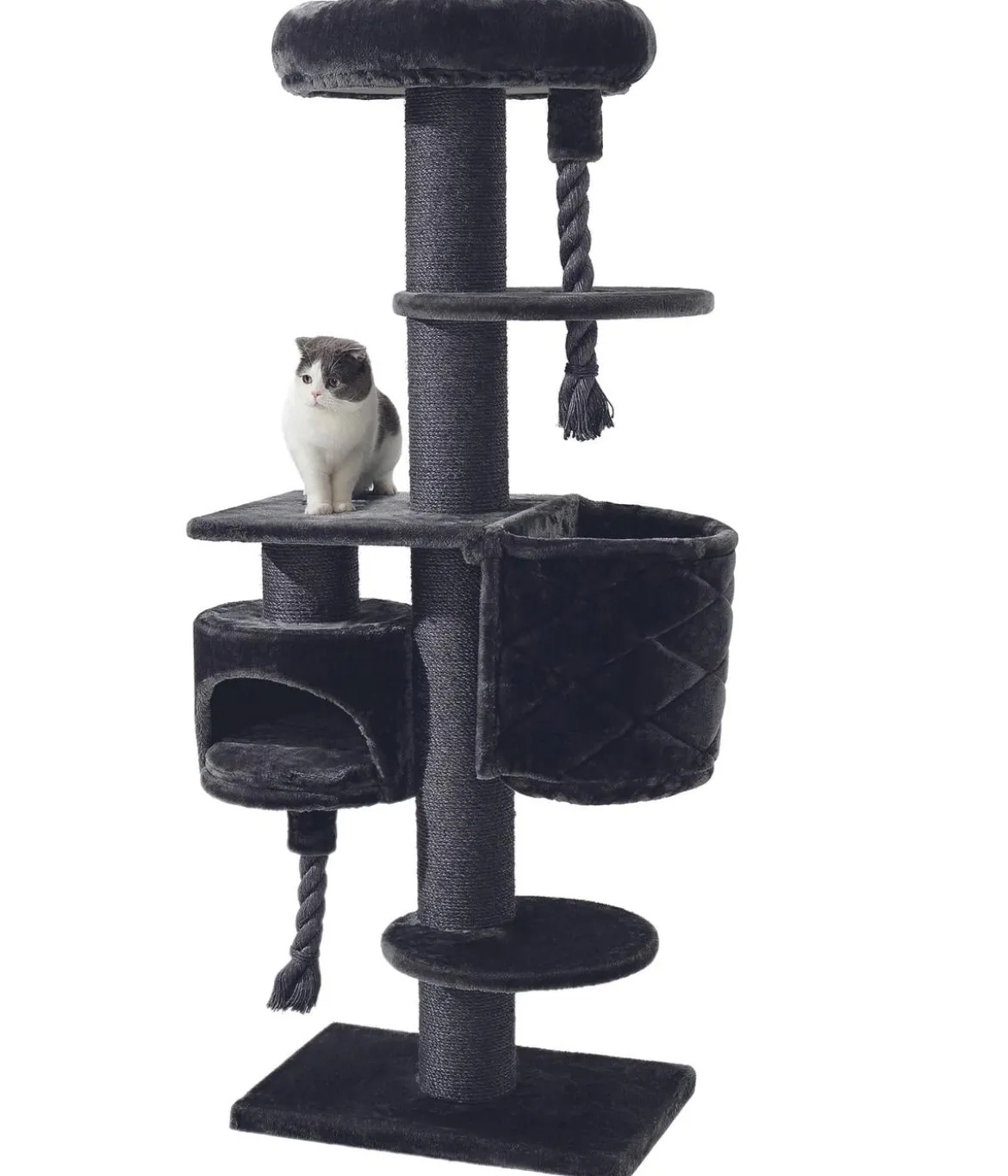 Nobby Kratzbaum Cupid XL, dunkelgrau, ca. B60/H165/T40 cm