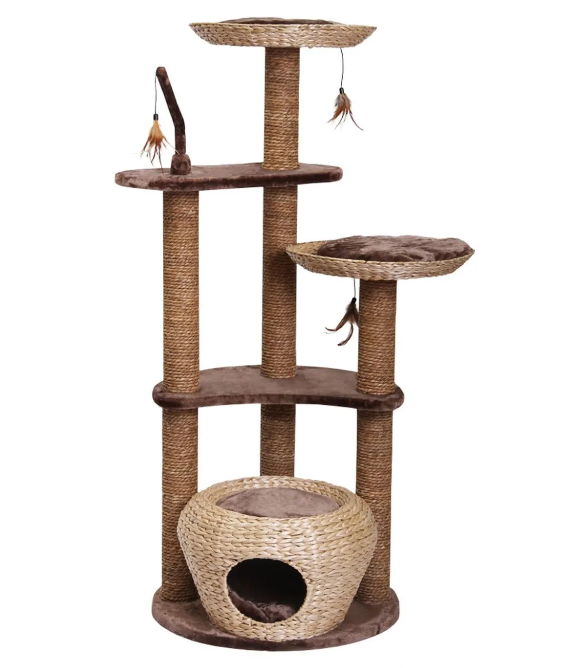 Nobby Kratzbaum Estaca, braun, ca. B62/H141/T62 cm