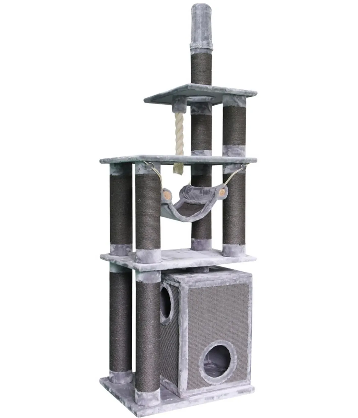 Nobby Kratzbaum Telde, grau, ca. B80/H232/T60 cm