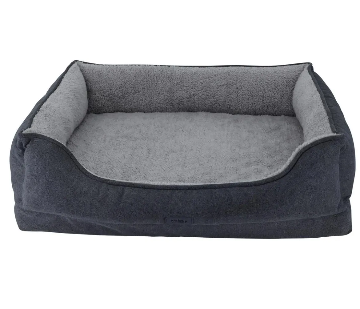Nobby Orthopädisches Komfortbett Vara, rechteckig, grau