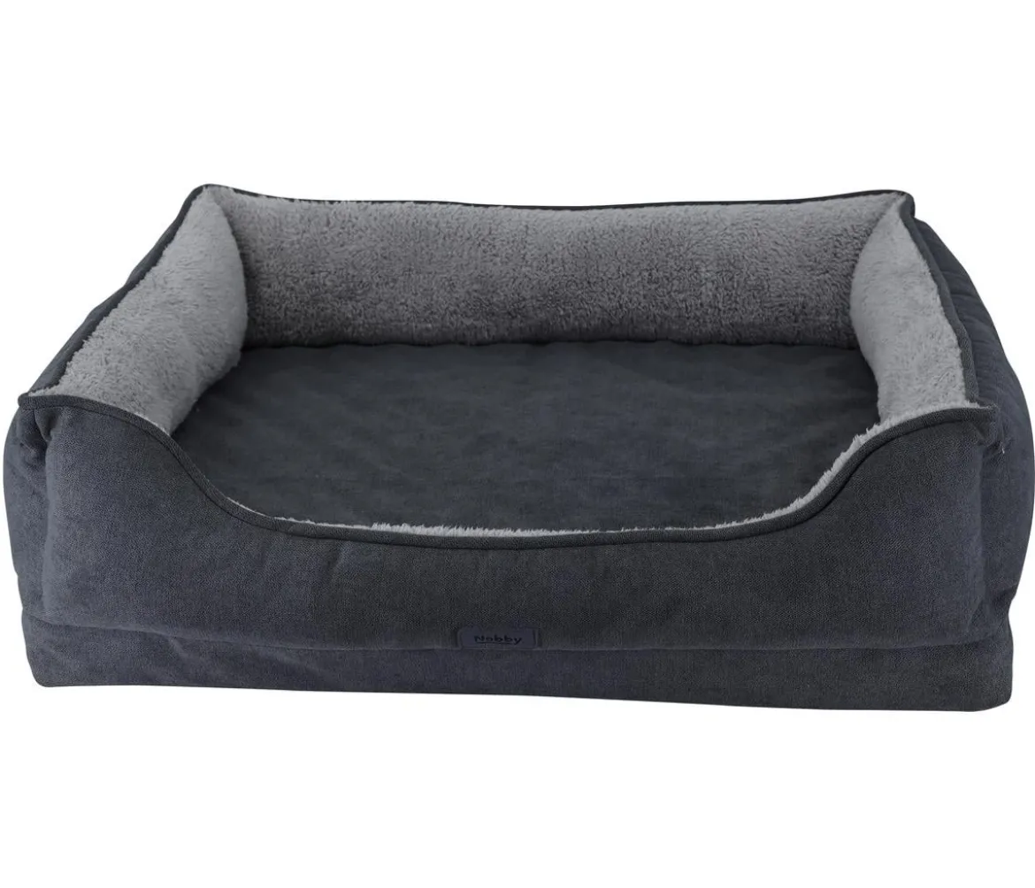 Nobby Orthopädisches Komfortbett Vara, rechteckig, grau