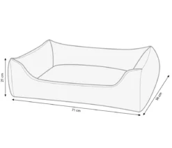 Nobby Orthopädisches Komfortbett Calbu, rechteckig, beige