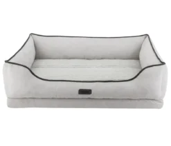 Nobby Orthopädisches Komfortbett Lago, rechteckig, hellgrau, ca. B90/H24/T70 cm
