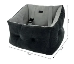 Nobby Reisebett Rian, rechteckig, dunkelgrau, ca. B55/H34/T50 cm