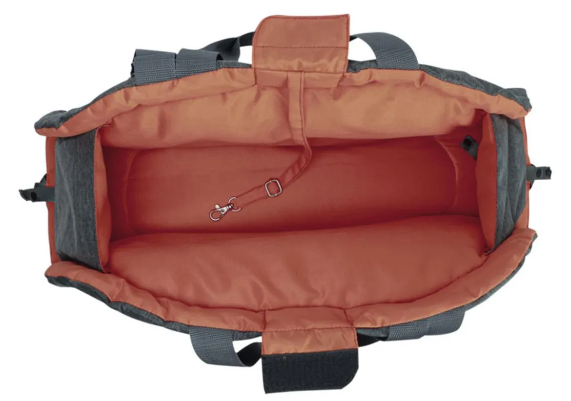 Nobby Tasche Shelly, grau/terracotta, ca. B81/H69/T69 cm