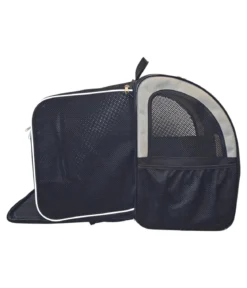 Nobby Tierrucksack Extend 2, creme/schwarz, ca. B34/H41/T28 cm