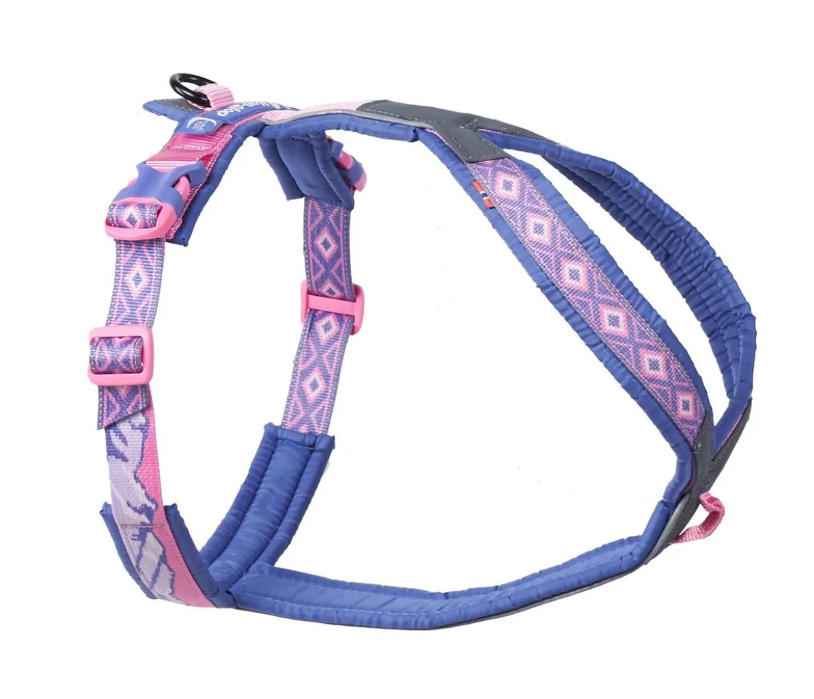 Non-stop dogwear Hundegeschirr Line Harness 5.0 Rachel Pohl Signature Edition, purple/pink