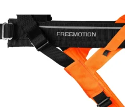 Non-stop dogwear Hunde-Zuggeschirr Freemotion harness 5.0, schwarz/orange
