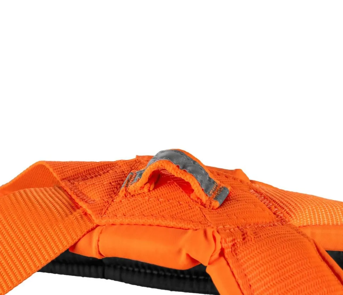 Non-stop dogwear Hunde-Zuggeschirr Freemotion harness 5.0, schwarz/orange