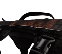 Non-stop dogwear Mehrzweck-Hundegeschirr Rock harness long, schwarz/orange