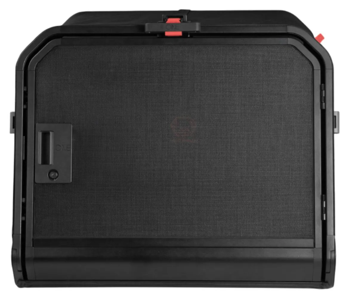 1one1 Origami Hundetransportbox, schwarz, L, ca. B81/H65,8/T81,4 cm