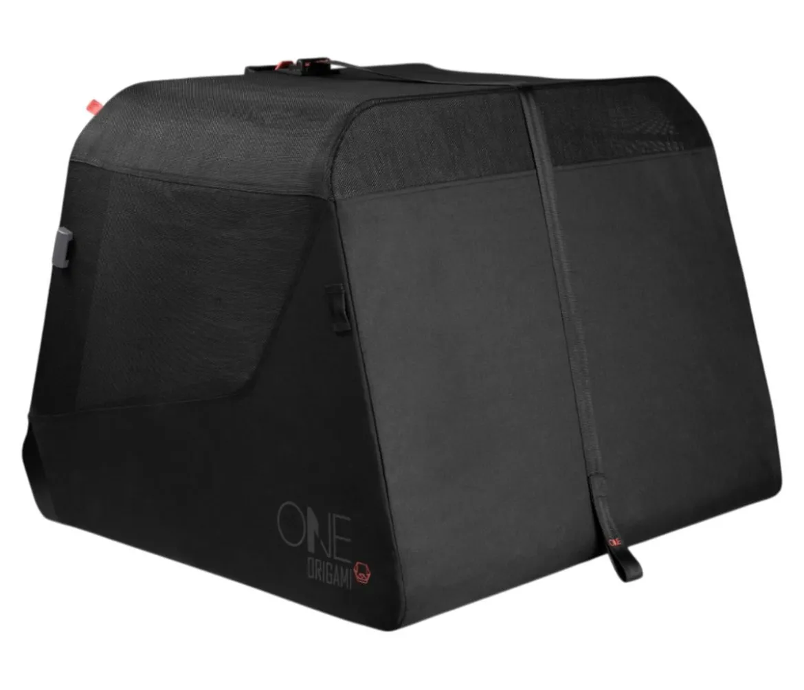 1one1 Origami Hundetransportbox, schwarz, L, ca. B81/H65,8/T81,4 cm