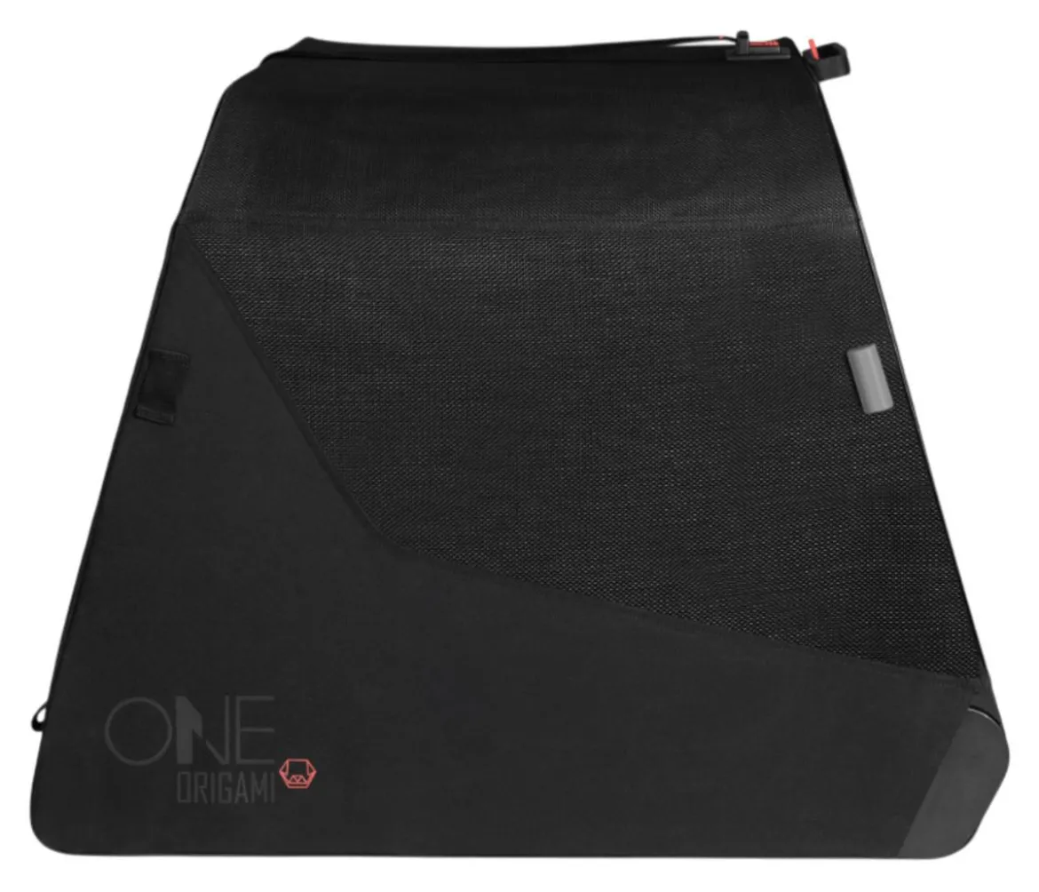 1one1 Origami Hundetransportbox, schwarz, L, ca. B81/H65,8/T81,4 cm