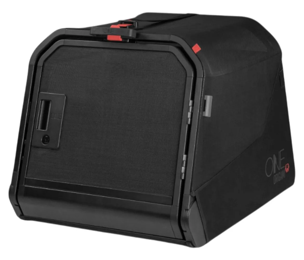 1one1 Origami Hundetransportbox, schwarz, S, ca. B58/H55,7/T71,4 cm