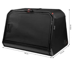 1one1 Origami Hundetransportbox, schwarz, XL, ca. B94/H65,8/T71,4 cm