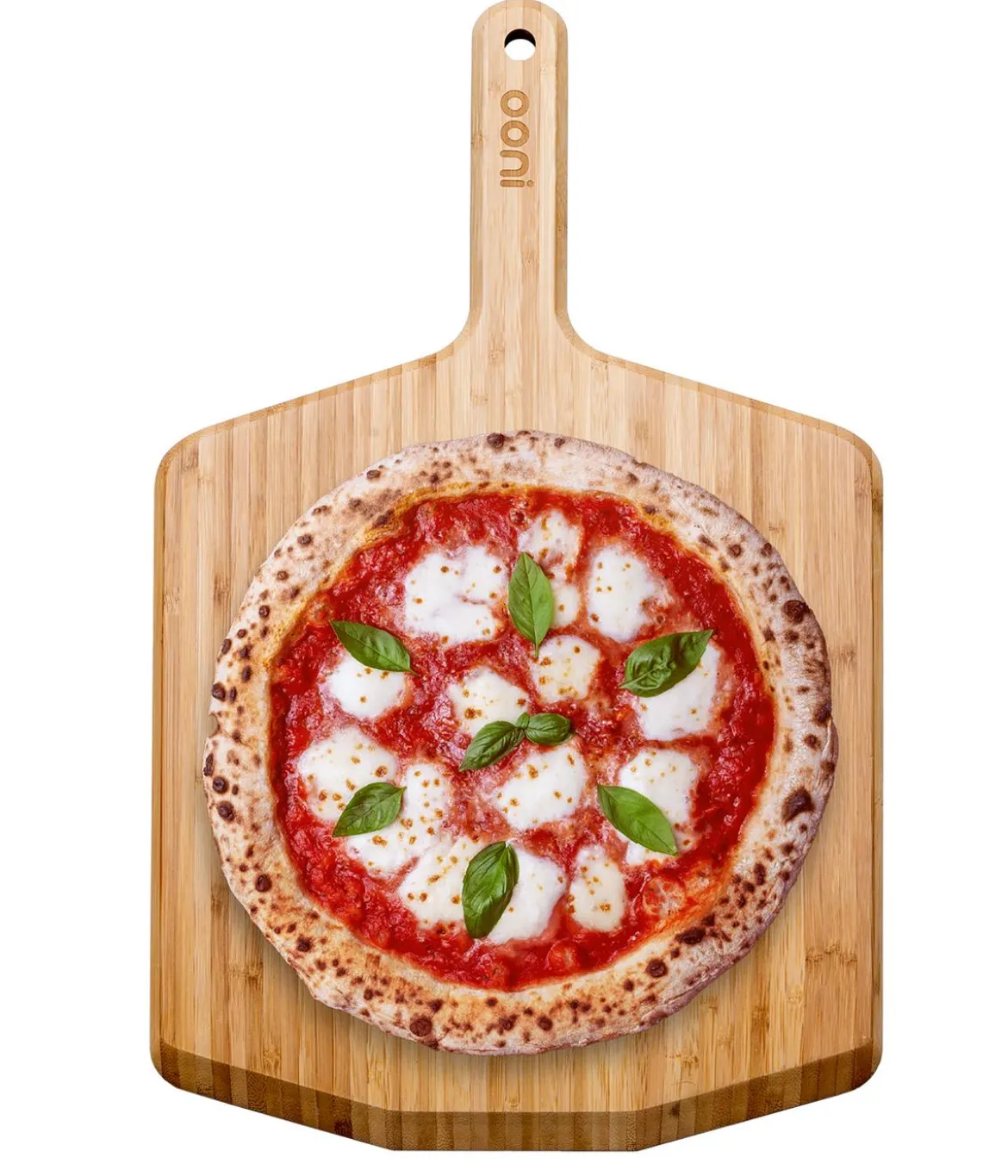 Ooni Bambus Pizzaschieber/Servierbrett, ca. B30/H1/T50 cm