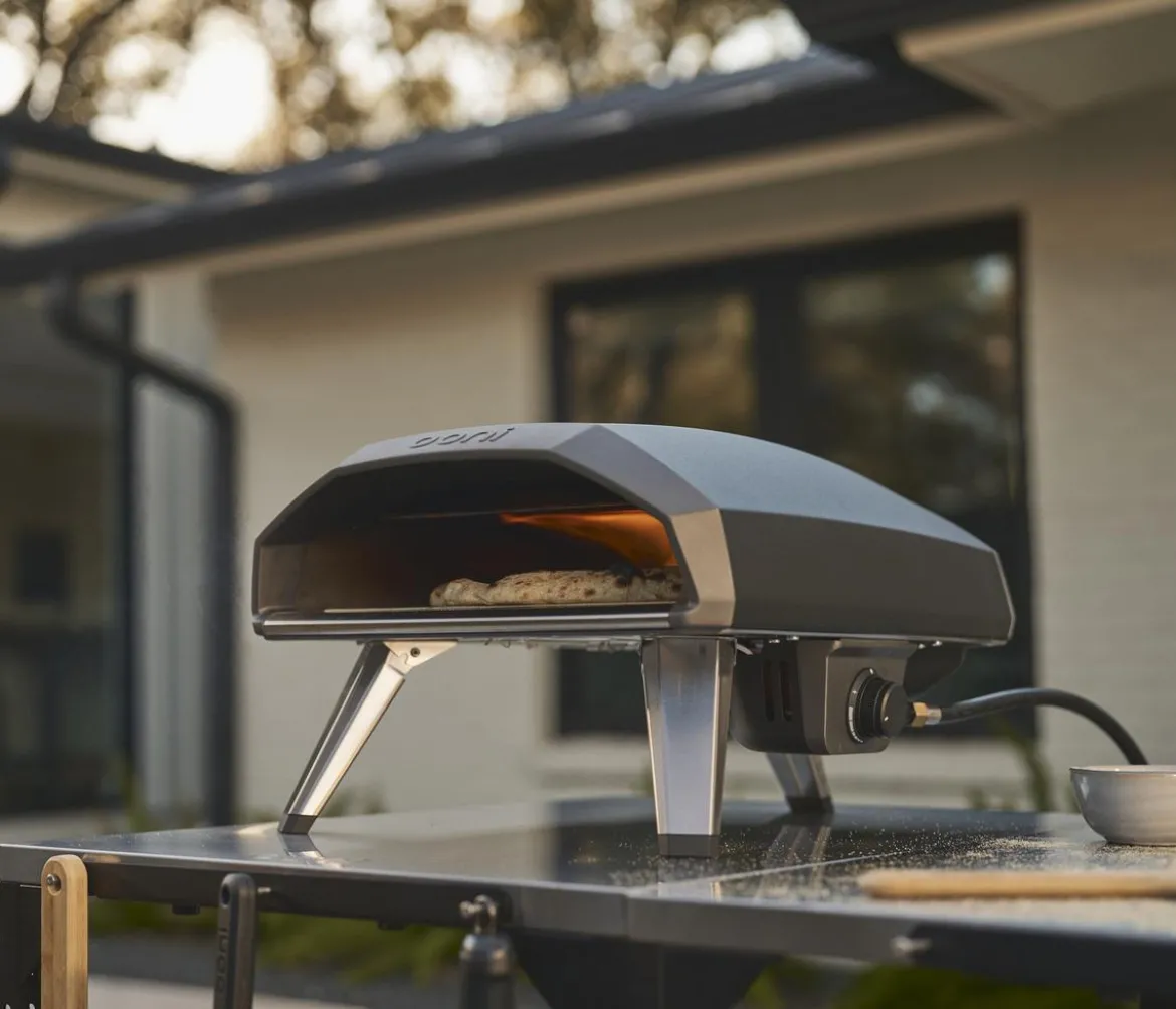 Ooni Gas Pizzaofen Koda 2, schwarz, ca. B33/H47/T55 cm