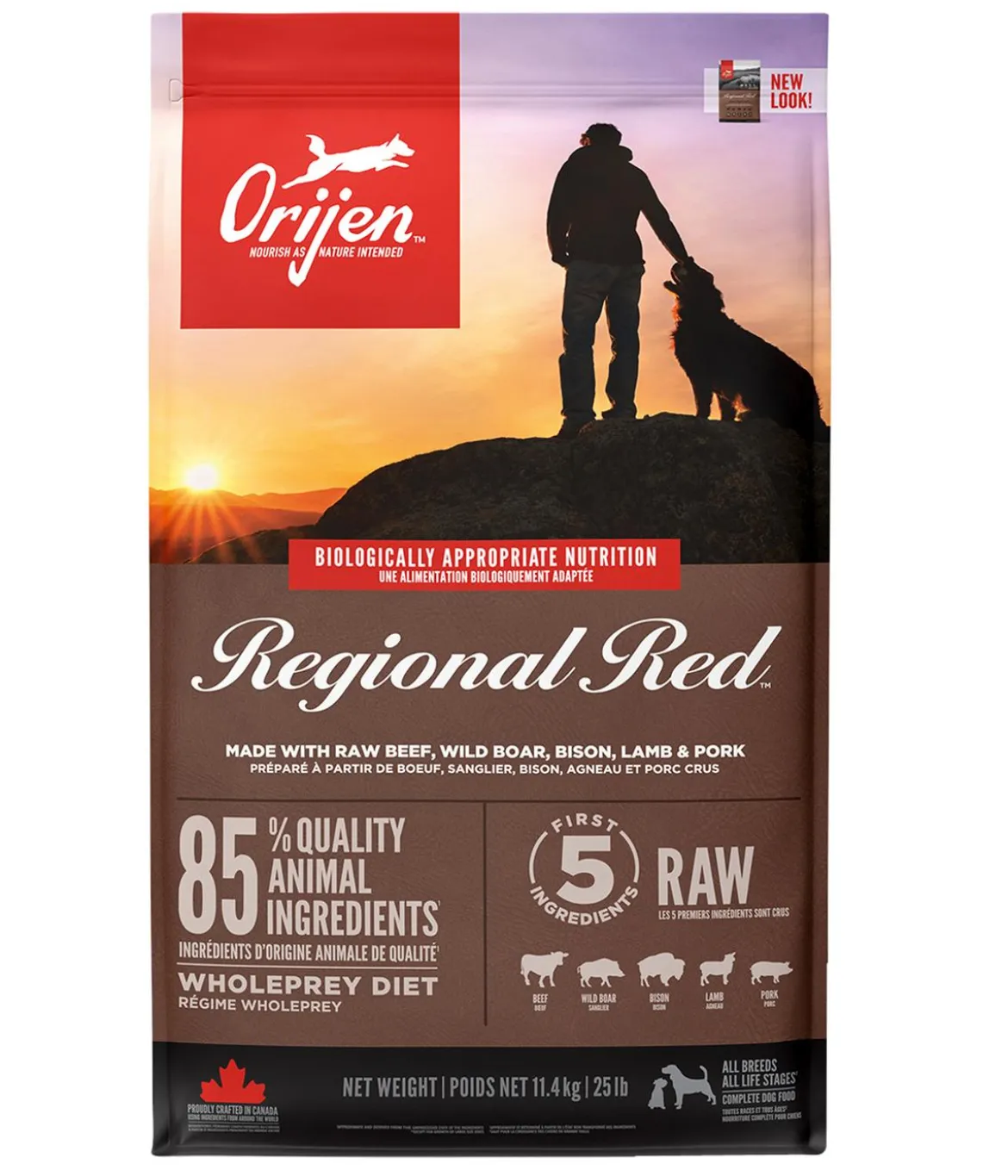 ORIJEN™ Trockenfutter für Hunde Regional Red
