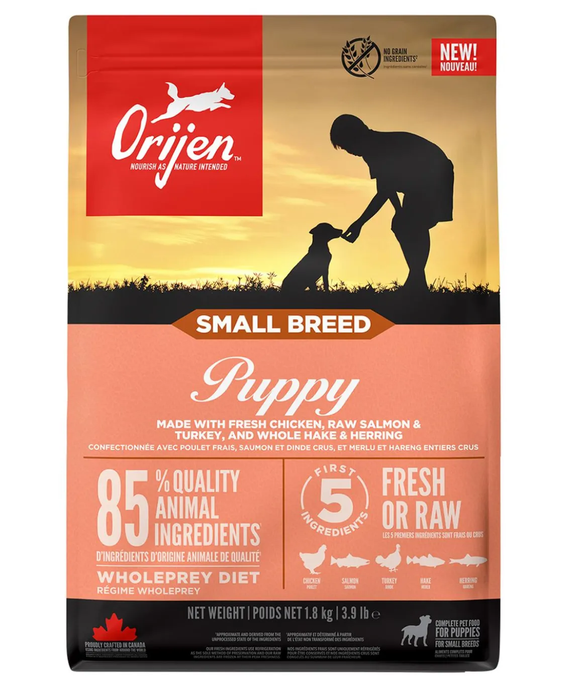 ORIJEN™ Trockenfutter für Hunde Small Breed Puppy