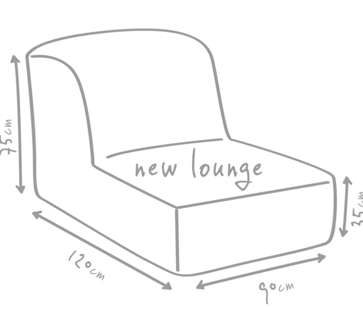 Outbag Outdoor-Sitzsack Newlounge Plus, ca. B90/H75/T120 cm