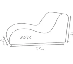 Outbag Outdoor-Sitzsack Wave Plus, ca. B70/H65/T125 cm
