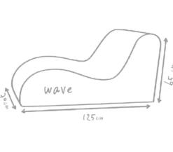 Outbag Outdoor-Sitzsack Wave Plus, ca. B70/H65/T125 cm