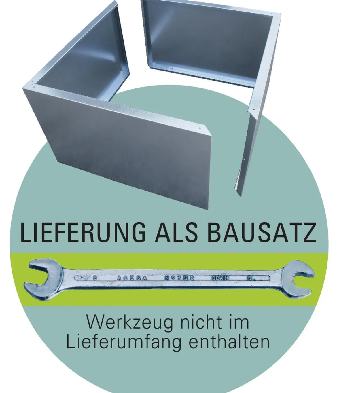 Palatino Cortenstahl-Großraumhochbeet Urban Nexus inkl. Rankhilfe und Drahtseil