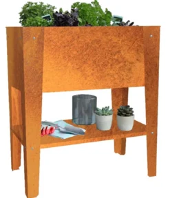 Palatino Cortenstahl-Tischbeet, ca. B70/H80/T40 cm