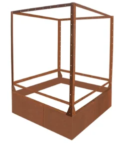 Palatino Cortenstahl-Tomatenhaus, braun, ca. B100/H183/T100 cm