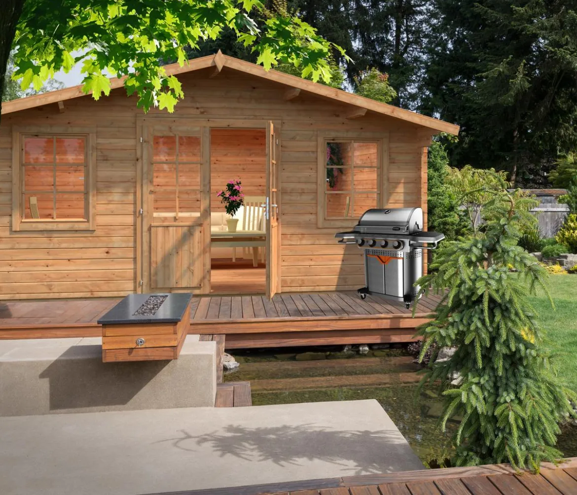 Palmako Gartenhaus Klara, ca. B518/H245/T424 cm