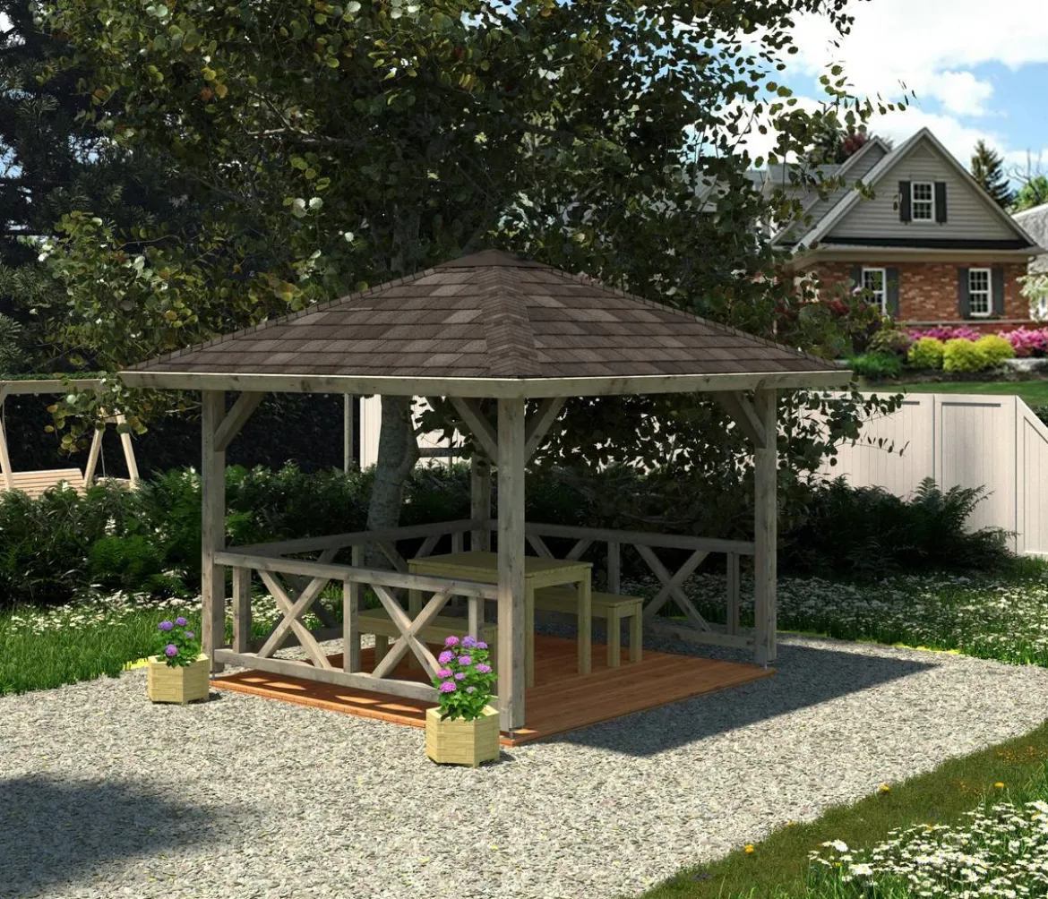 Palmako Pavillon Betty, ca. B386/H323/T386 cm