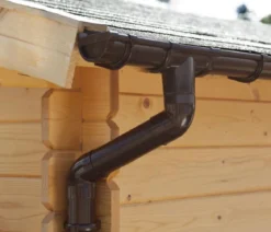 Palmako Regenrinne für Gartenhäuser mit Flachdach