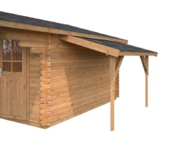 Palmako Schleppdach für Gartenhäuser, ca. B169/H250/T290 cm