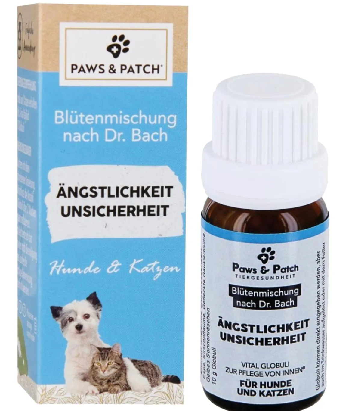 PAWS & PATCH Blütenmischung 3er Basis-Box Ängstliche & sensible Tiere, 3 x 10 g