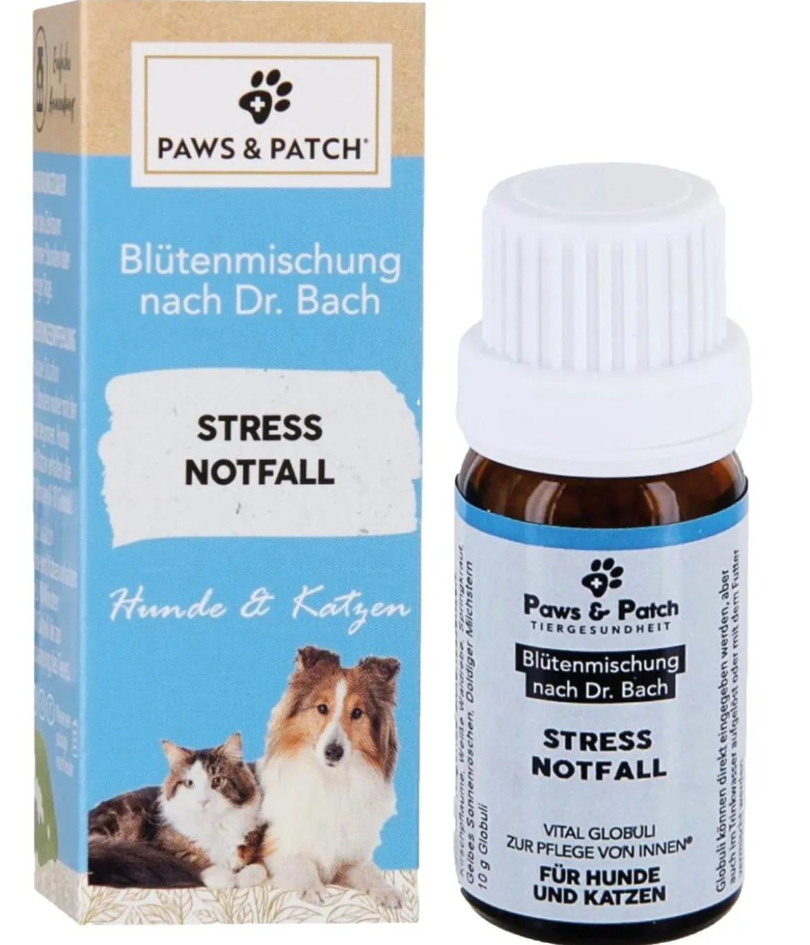 PAWS & PATCH Blütenmischung 3er Basis-Box Ängstliche & sensible Tiere, 3 x 10 g
