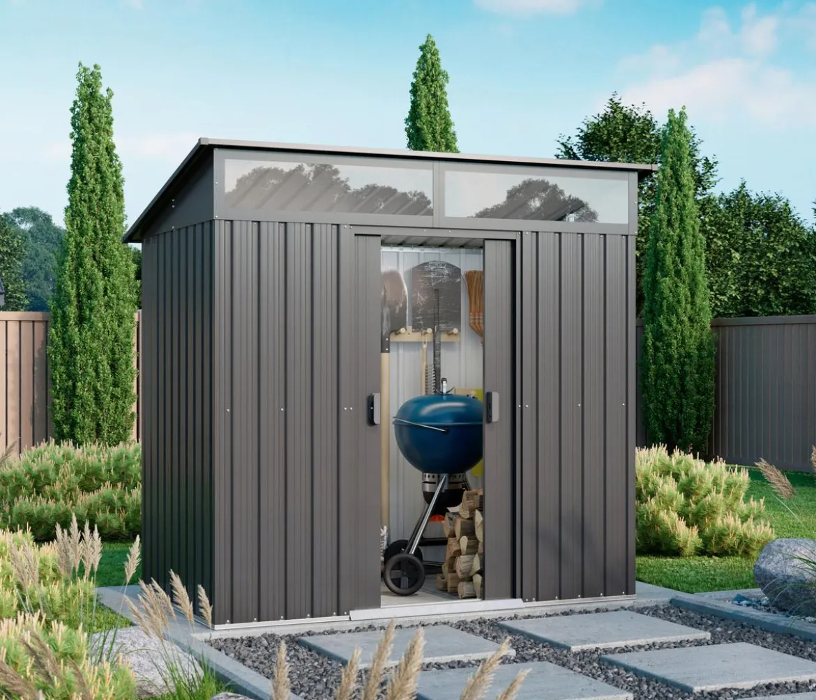 Pergart Metallgerätehaus Arlon 64, ca. B195/H180/T121 cm