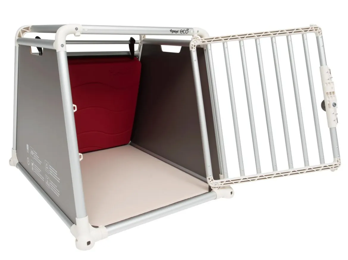 4pets® CrashBag für Hundetransportbox PRO & ECO, rot